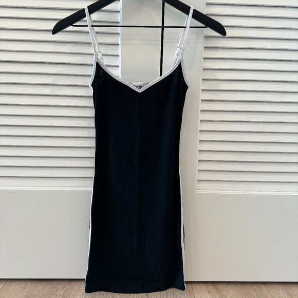 PRINCESS POLLY Arabellae Mini Dress in Black and White US 0 - Picture 2 of 3